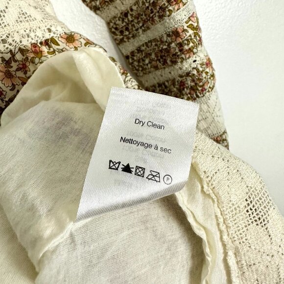 VERONICA BEARD Addilyn Floral Dress in Stone Multi Size 4 - Picture 10 of 16